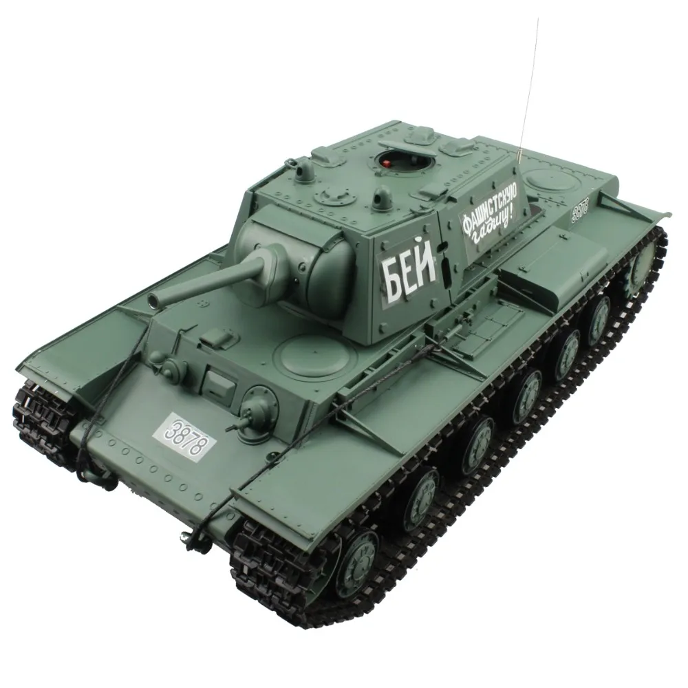 2,4 г 1/16 русский KV-1 эккранами основной боевой танк Второй мировой войны армейский Танк модель подарок игрушка