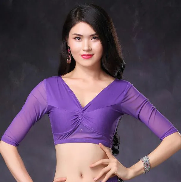 

New arrival belly dance top for woman belly dance wear 4colors M, L, XL 1017