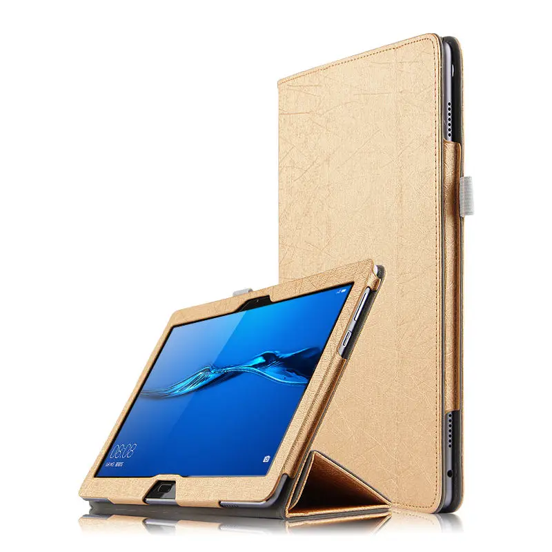 M3 lite 10 Gold Чехол для huawei MediaPad M3 lite 10 чехол M3 lite 10 Защитный протектор кожаный PU Молодежный выпуск BAH-W09 BAH-AL00 чехол для планшета s - Цвет: M3 lite 10 Gold