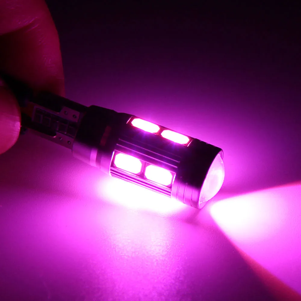 T10 W5W Автомобильная 10SMD светодиодсветодиодный сигнальная лампа Canbus Авто