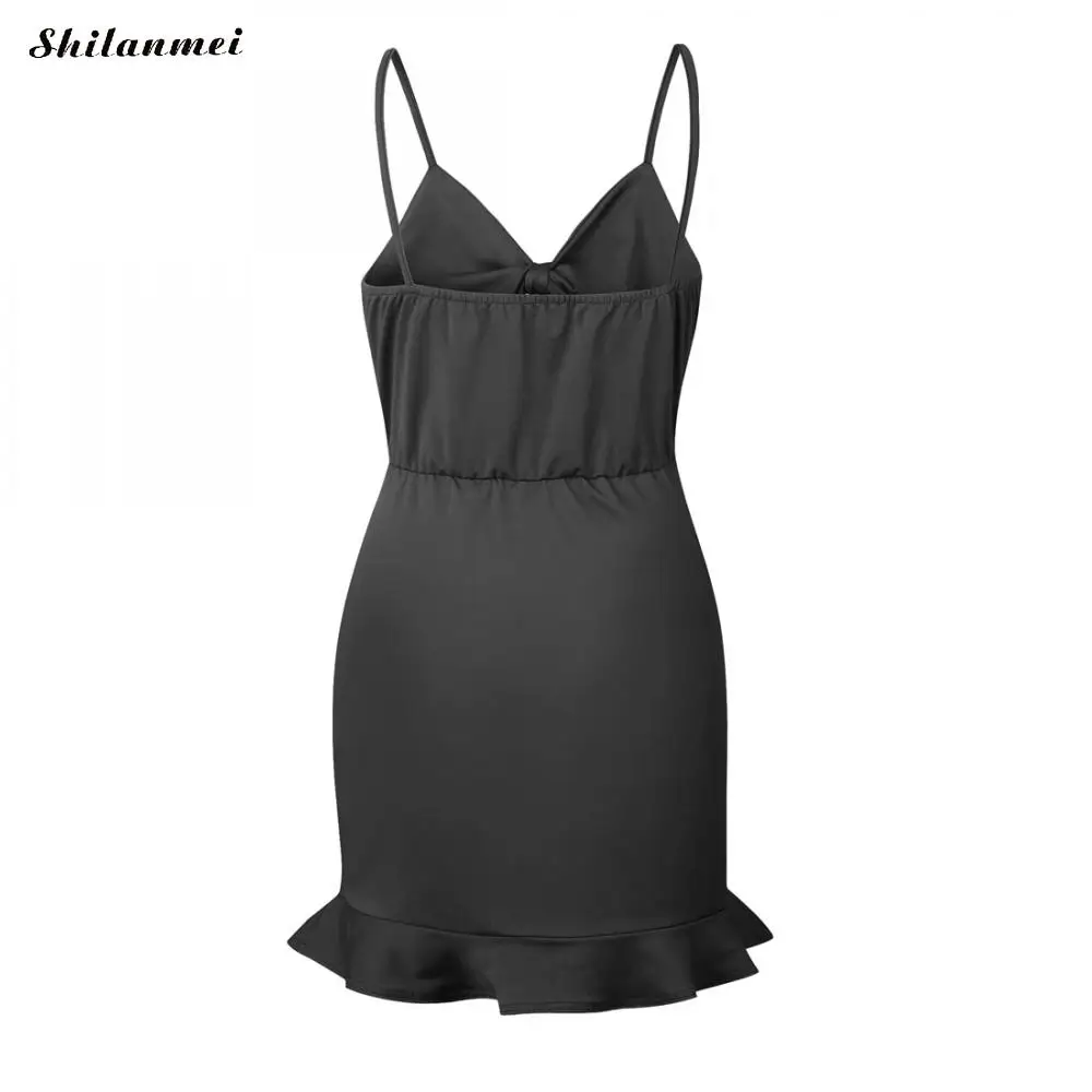 Сексуальное обтягивающее мини-платье с открытыми плечами и рюшами женские