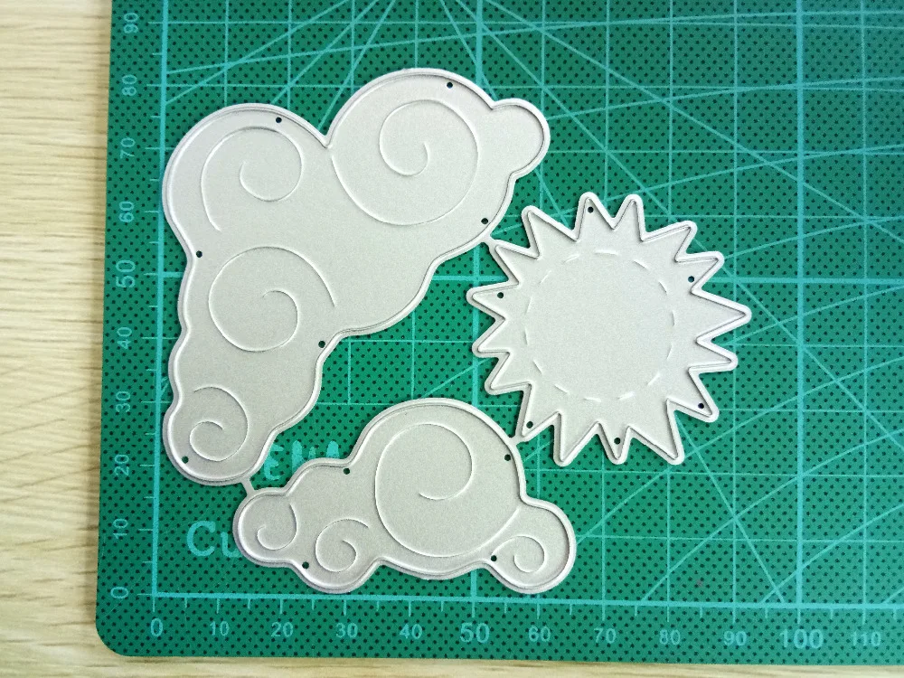 Погодный символ Sun &amp Cloud набор металлических резных штампов Декоративные DIY
