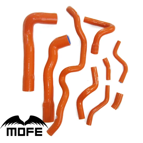 Mofe 9 шт. зеленый синий белый фиолетовый оранжевый силиконовый шланг радиатора Kilt