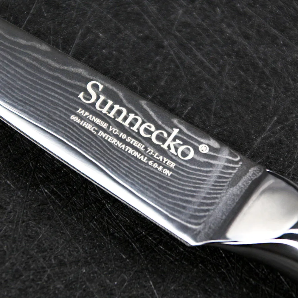 Профессиональный нож для очистки овощей SUNNECKO 3 5 дюйма японский VG10 дамасская