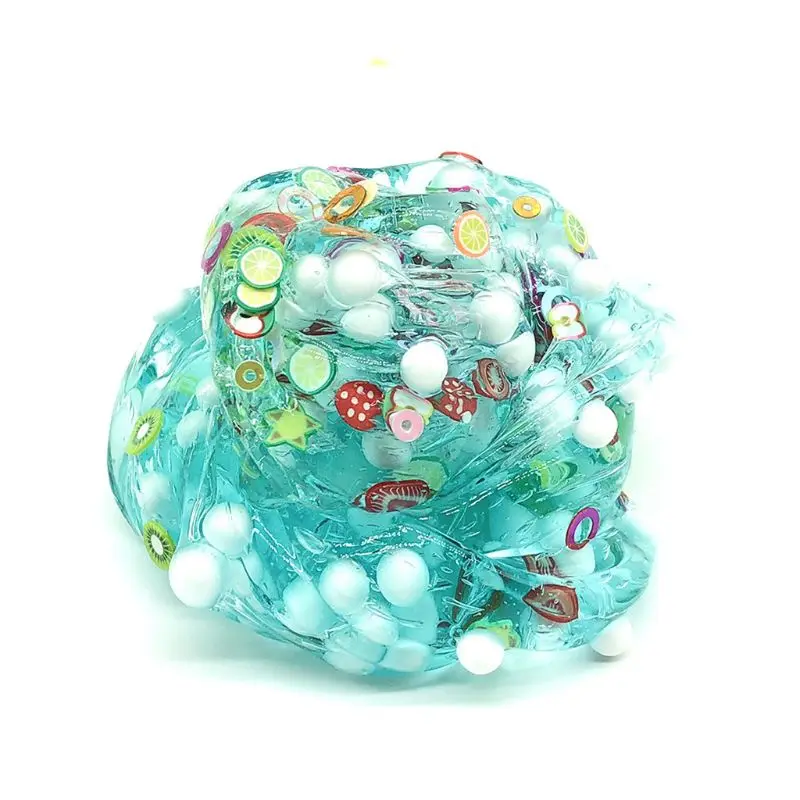 Бесплатная доставка Новые фруктовые слаймы ломтики глина поставки слаймов