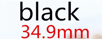 34.9mm black Новинка 28,6 мм/31,8 мм/34,8 мм быстросъемный зажим для подседельного штыря из сплава для горного велосипеда, велосипедного седла, зажим для седла, QR стиль - Цвет: 34.9mm black