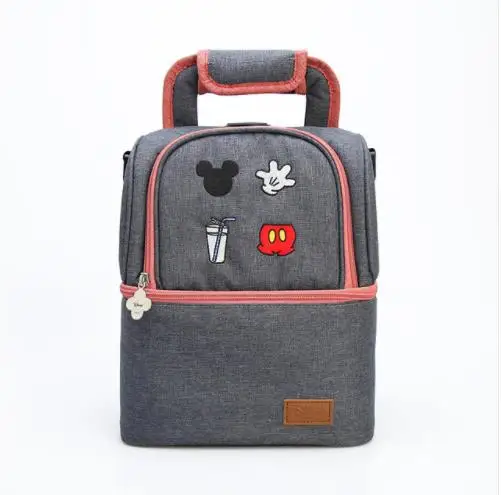 Дисней Детские Пеленки сумки Микки Маус Мумия Mochila Материнство подгузник коляска сумка изоляция Bebek Bakim Cantalari рюкзак - Цвет: picture color