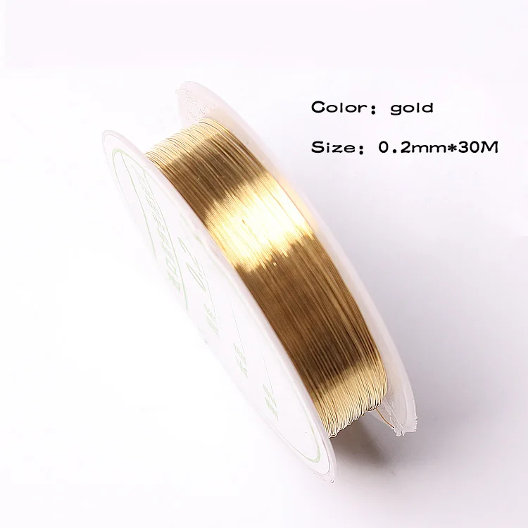 gold 1 roll 1 рулон японской моды металлический рулон Золото/Серебро Дизайн ногтей медная проволока рулон ленты DIY 3D наклейки для украшения ногтей 0,2 мм* 30 м - Цвет: gold 1 roll
