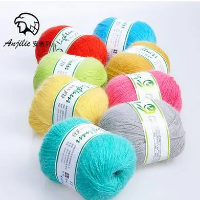 Бесплатная доставка 50 г/шарик из ангоры не скатывается низкая усадка тонкая