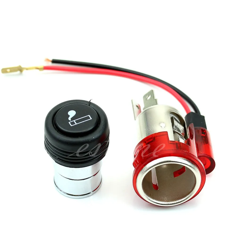 12V 120W автомобиля мотоцикла мопеда прикуривателя Мощность розетка 4 Цвета