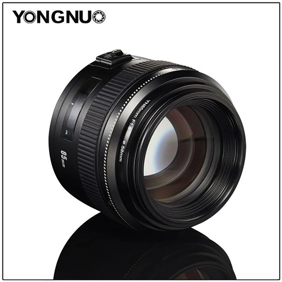 YONGNUO YN85mm f1.8 85 мм объектив камеры с фиксированным фокусом AF/объектив MF для Canon EF Mount EOS camera s 70D ПОРТРЕТНАЯ ФОТОГРАФИЯ