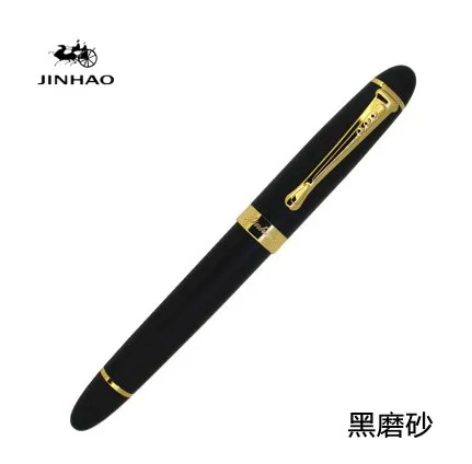 Jinhao X450 классический толстый корпус 1,0 мм изгиб перо каллиграфия ручка Высокое качество Металл перьевая ручка Роскошные чернила подарочные ручки для письма - Цвет: 02