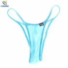 Мужские трусы бикини с мягким поясом, черные нейлоновые трусы в стиле пэчворк, сексуальное нижнее белье для мужчин, гей-трусы, новинка 2016
