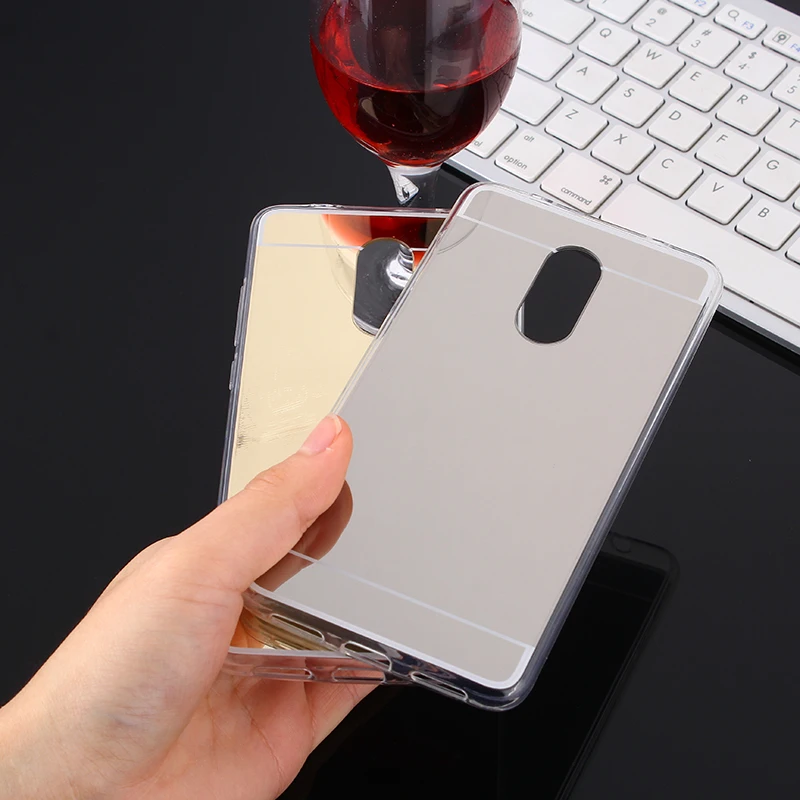 Чехол для Redmi 5A 4A Note 4 Pro мягкий чехол из ТПУ с зеркальной Золотой задней крышкой