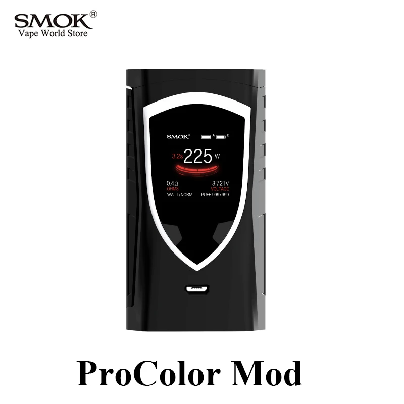 SMOK Alien ProColor Vape Mod электронная сигарета испаритель кальян коробка мод 225 Вт мех VS