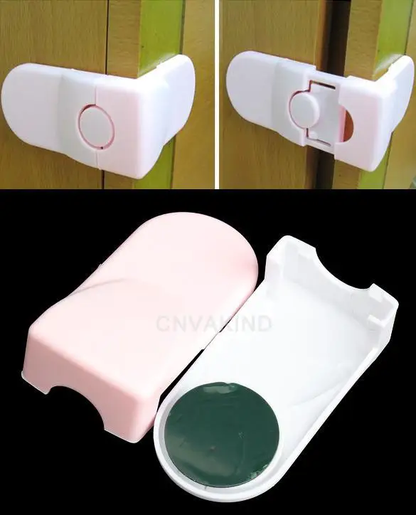 5pcs Child Kids Baby Toddler Wardrobe Doors Fridge Toilet Cabinet Cupboard Drawer bendy Corner Safety Plastic Locks Latches | Мать и