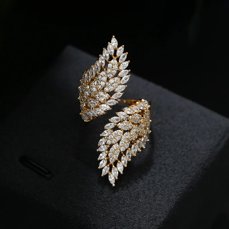 Модные женские ювелирные изделия ручной работы кубический цирконий крылья