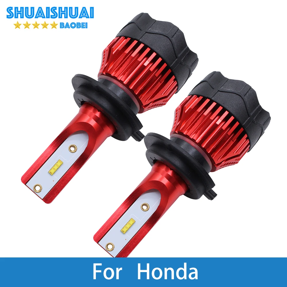 Светодиодный фонарь для фар автомобиля H7 H4 H11 H1 9005 12V 8000LM светодиодный Honda