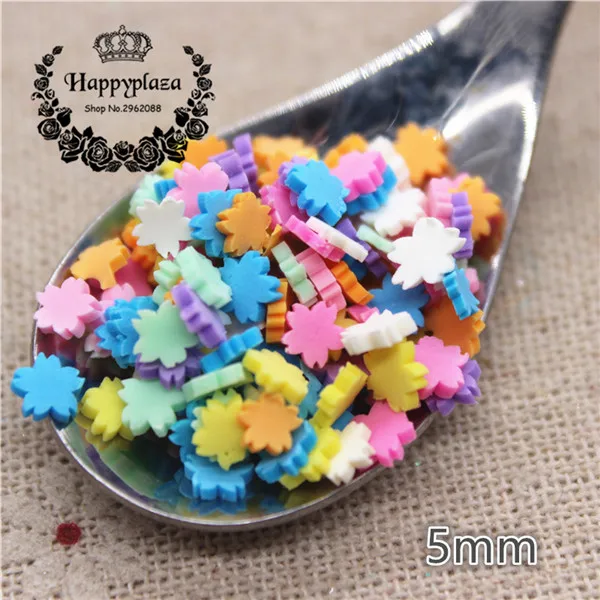 sakura 30g 30 г смешанные цвета Полимерная глина сердце/звезда/цветок/лук/снежинка/круглый/кости ломтик/гранулированный для телефона чехол/хлеб крошки DIY - Цвет: sakura 30g