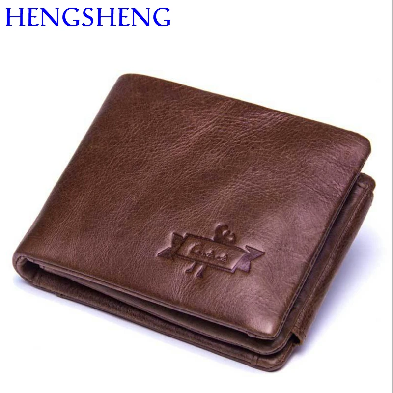 Hengsheng 100% натуральная кожа Женский кошелек с качественной молнией для карт женщин