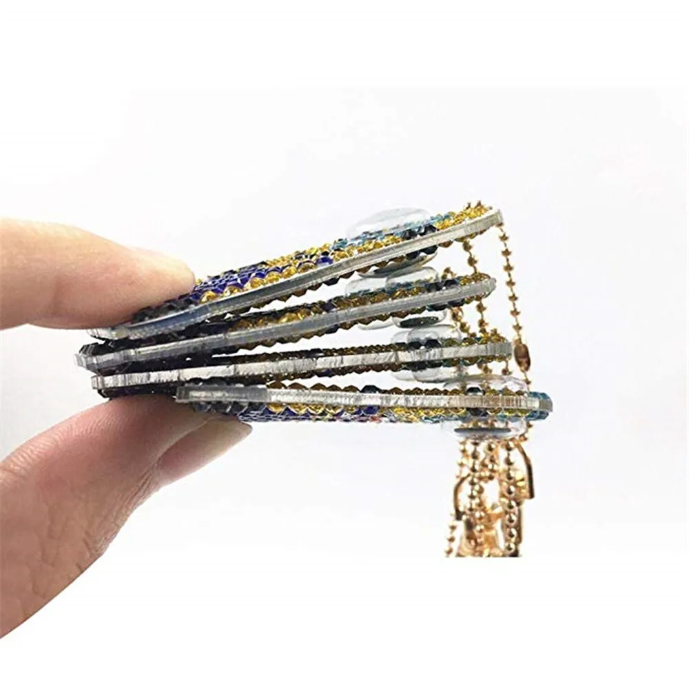 5/шт животное DIY брелок креативная Алмазная картина женская сумка для ключей