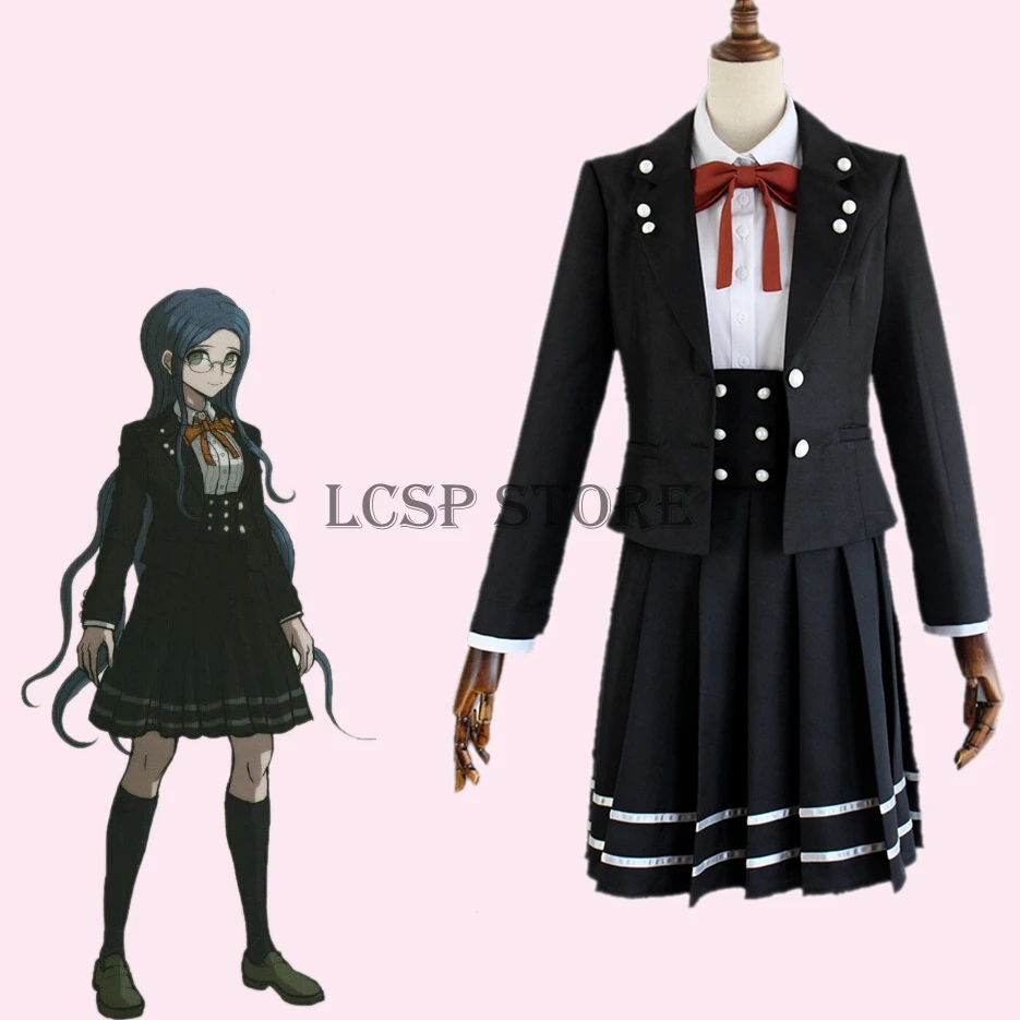 LCSP Новинка Danganronpa V3 Shirogane Tsumugi косплей костюм японская игровая Униформа