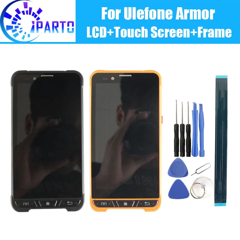 Ulefone Armor ЖК дисплей + сенсорный экран рамка в сборе 100% оригинальный