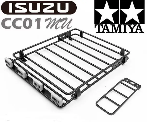 CChand металлическая багажная стойка и лестница для масштаба 1/10 Tamiya CC01 ISUZU MU 4x4