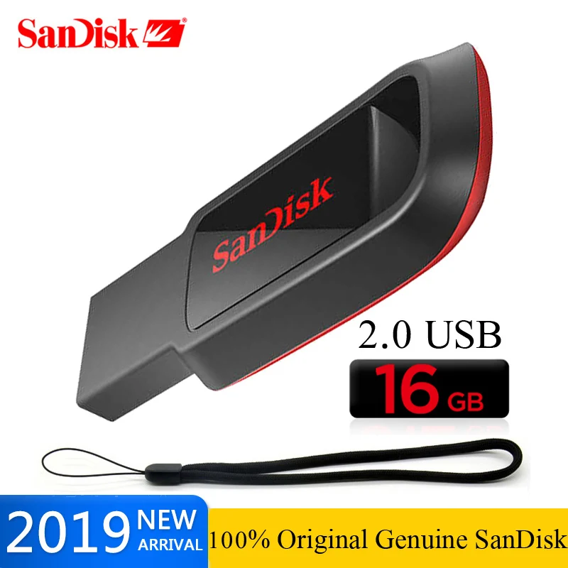 Флеш накопитель USB SanDisk 32 Гб 64 16 pendrive CZ61 2 0 карта памяти флеш 128 Поддержка