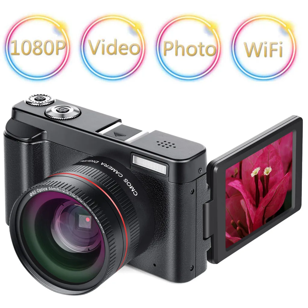 Телеобъектив Экшн-камера 24MP Ultra HD 4K WiFi Пульт дистанционного управления спортивная видеокамера 16X цифровой зум 3,0 мини DV камера