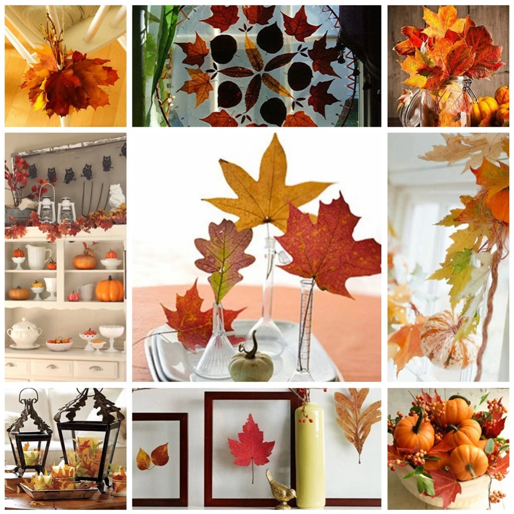 2 шт. 6.56ft вечерние декоративные баннеры кленовые листья Висячие гирлянды для Дня