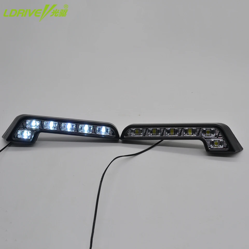 2 шт./лот 12V автомобиль 6LED дневные ходовые огни фары DRL лампы Авто Противотуманные