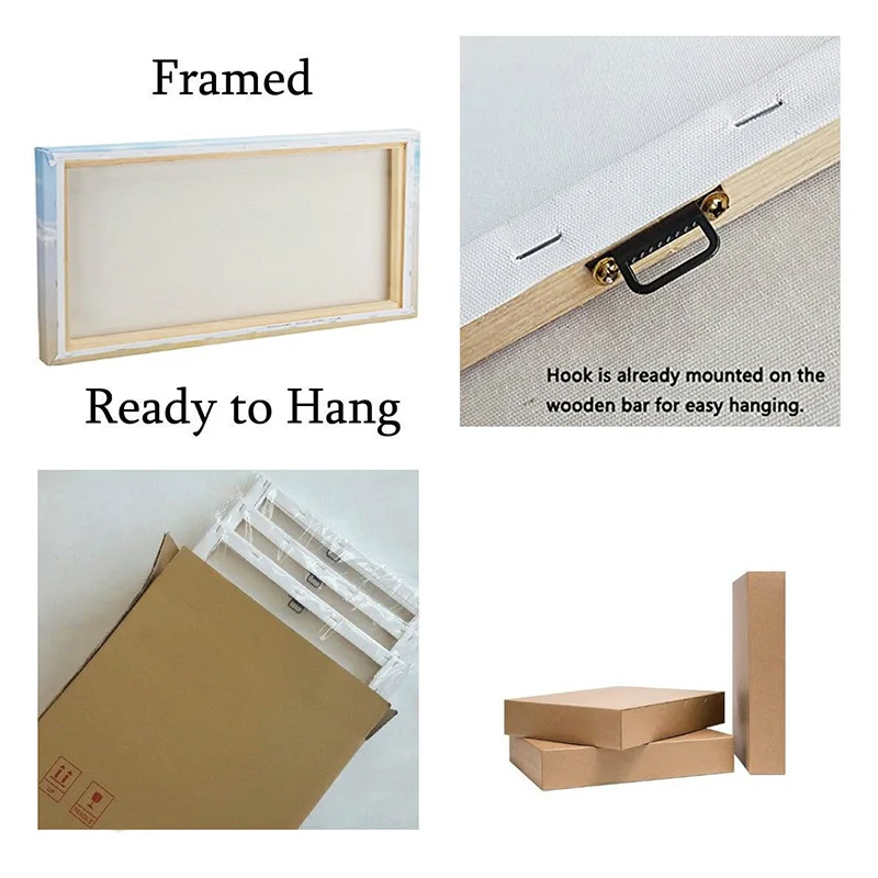 5 шт. пейзаж холст живопись море пляж трава плакат морской настенная модульные