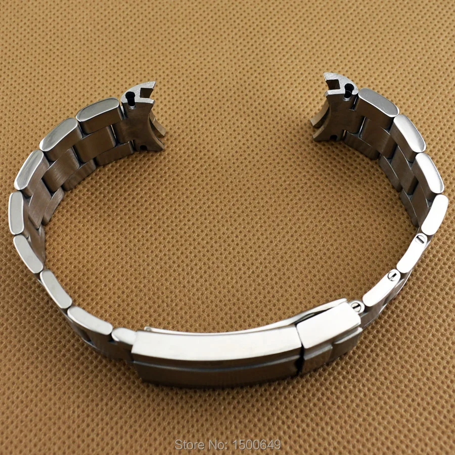 Мужские часы 20 мм 316L из нержавеющей стали|folding clasp|steel strapstainless watch band |