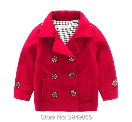 Пальто для мальчиков это двубортный костюм малышей в Корейском стиле 2016 года|suit