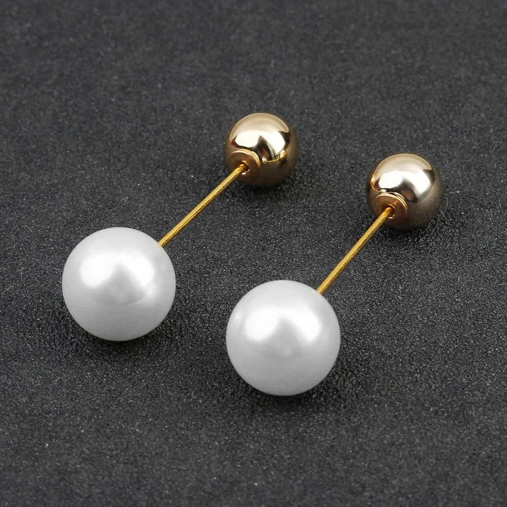 2PCS Charm Double Simulated Pearl Brooch Pins For Women Lapel Jewelry Dress Suit Pin Christmas Gift | Украшения и аксессуары