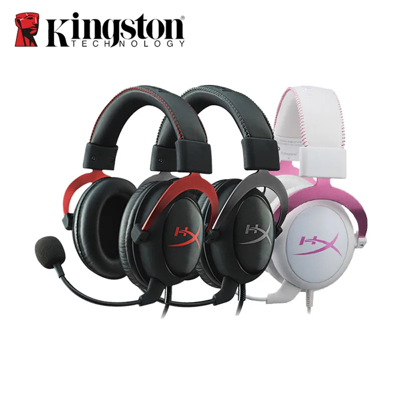 Оригинальный Kingston HyperX Cloud Ii Hi Fi 7.1 Surround Sound gaming наушники с микрофоном для ПК и PS4 Xbox