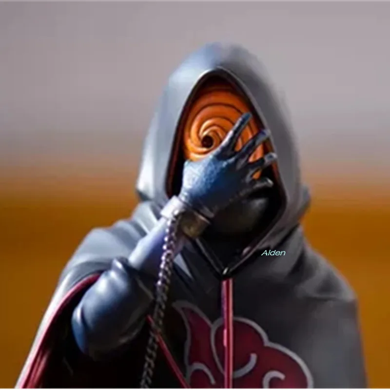 1" Наруто статуя Учиха Обито бюст Tobi Полный Портрет с светодиодный светильник GK фигурка Коллекционная модель игрушки 26 см B1376