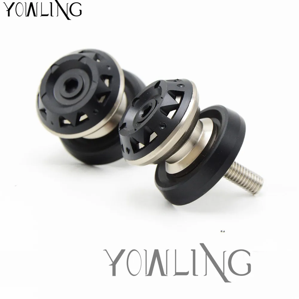 2 Pieces Universal 8mm Aluminum Swingarm Spools Sliders for Honda CBR 600 900 1000RR CBR600F For Kawasaki Suzuki GSR 650 750 | Автомобили