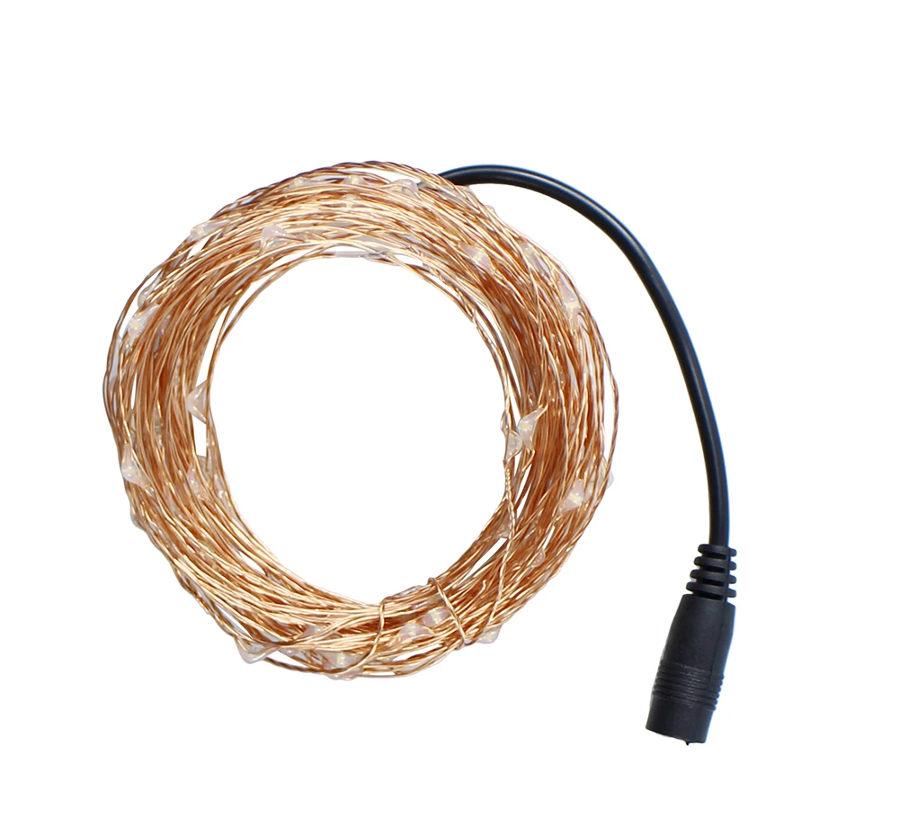 10 м 100 светодиодов медная проволока гирлянда свет Рождество сказочные огни для