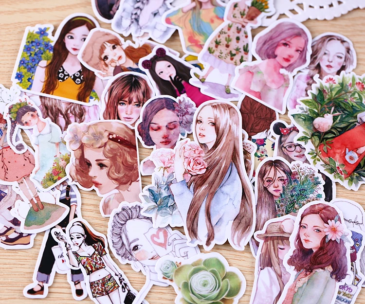 28 шт. Мори для женщин/свежий красоты/самодельные наклейки сумки Справочник