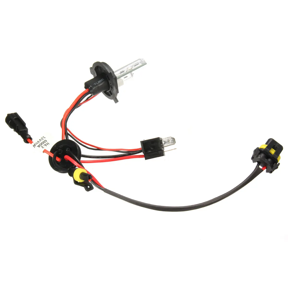 Пара H4 H4-2 35 Вт 55 Вт Hi-Lo двухлучевые ксеноновые фары для автомобиля HID Светильник Лампа Комплект 5000 К 6000 К 8000 К 10000 К