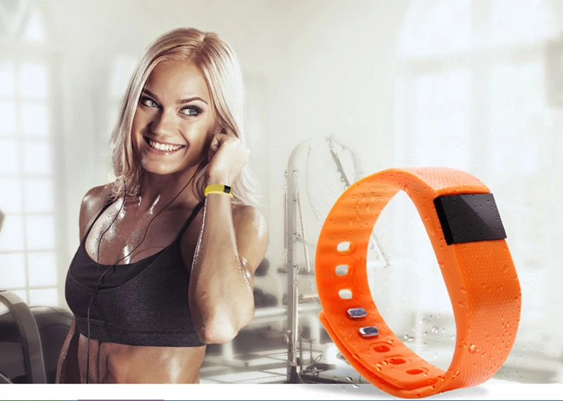 6 шт./лот TW64 силиконовый Смарт Браслет Водонепроницаемый спортивный браслет с