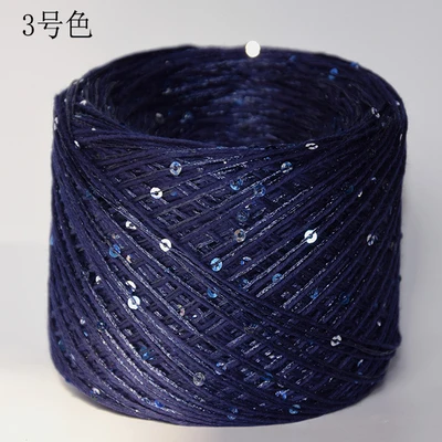 Новинка 250 г уникальный мерсеризованный хлопок с блестящей нитью skein Crafts толстая пряжа для вязания швейной нити, X3053 - Цвет: 03