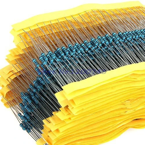 

1000pcs/lot 2W Metal film resistor 1% 1R ~ 1M 2.2R 4.7R 10R 22R 47R 100R 220R 470R 1K 10K 100K 2.2 4.7 10 22 47 100 220 470 ohm