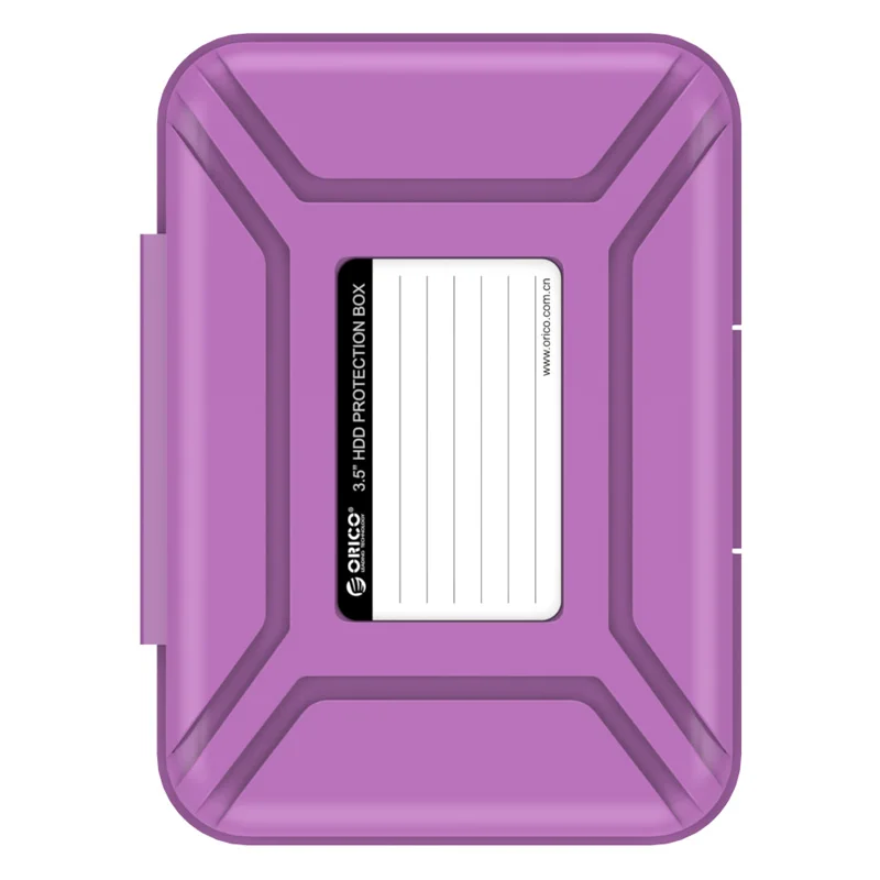 1 Piece Purple Only Защитный чехол ORICO PHX 3,5 дюйма/чехол для хранения жесткого диска(HDD) или SDD - Цвет: 1 Piece Purple Only