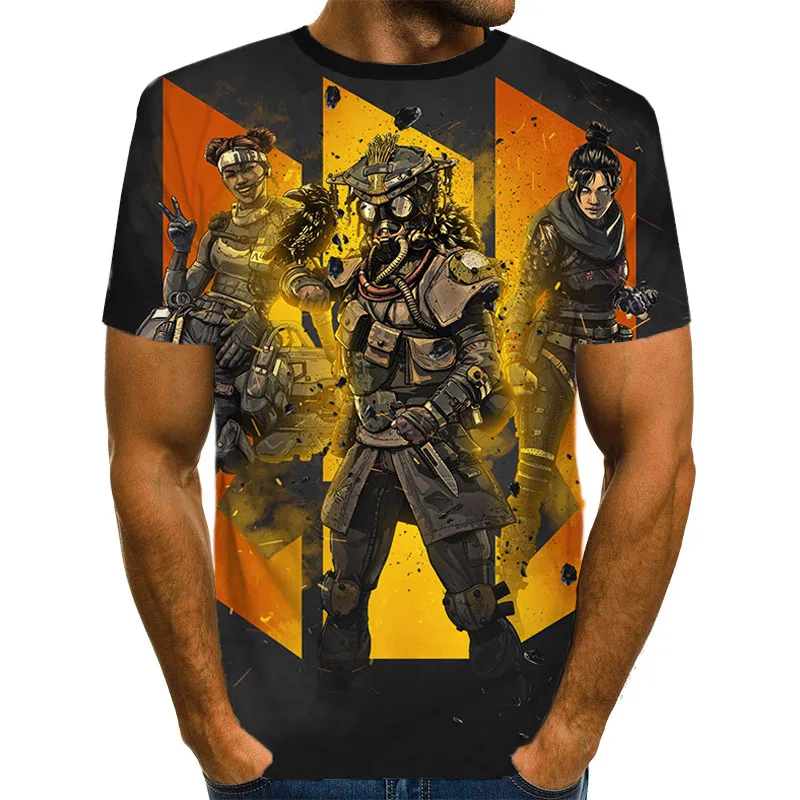 Apex Legends 3D футболка для мужчин/женщин новейшая популярная игра уличная летняя футболка с коротким рукавом в стиле хип-хоп Забавные футболки APEX - Цвет: NT265