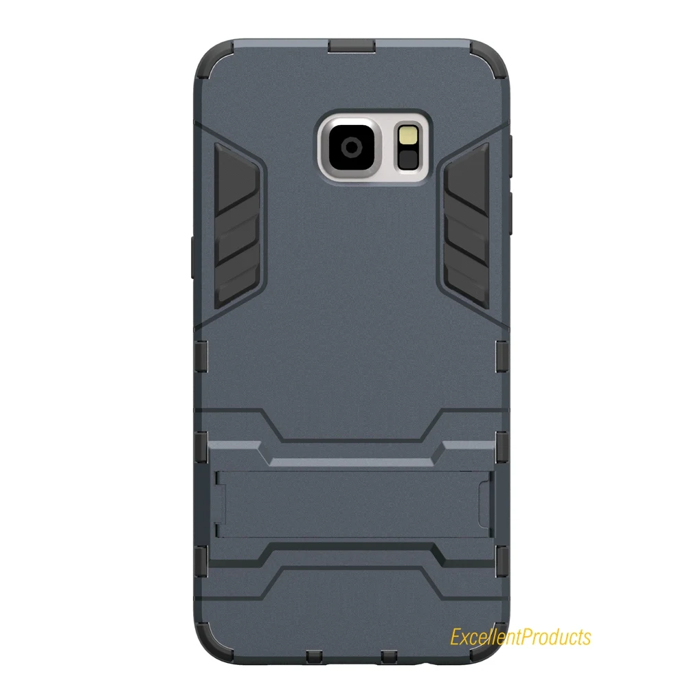 Гибридный ТПУ + PC Железный человек бронезащитный экран чехол для Samsung S6 Edge PLUS