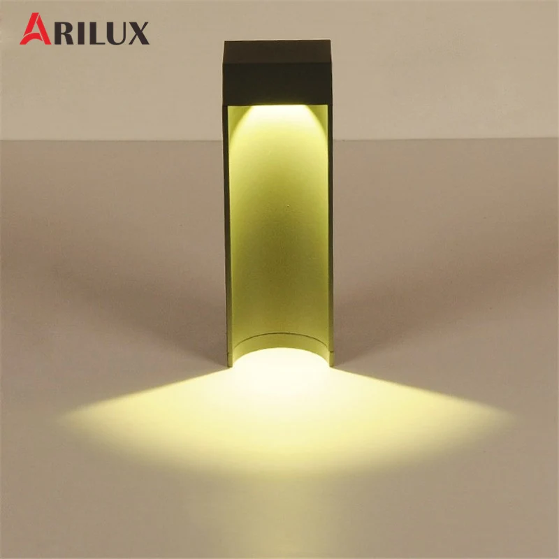 ARILUX 10 Вт Светодиодная лампа для лужайки уличная Водонепроницаемая алюминиевая