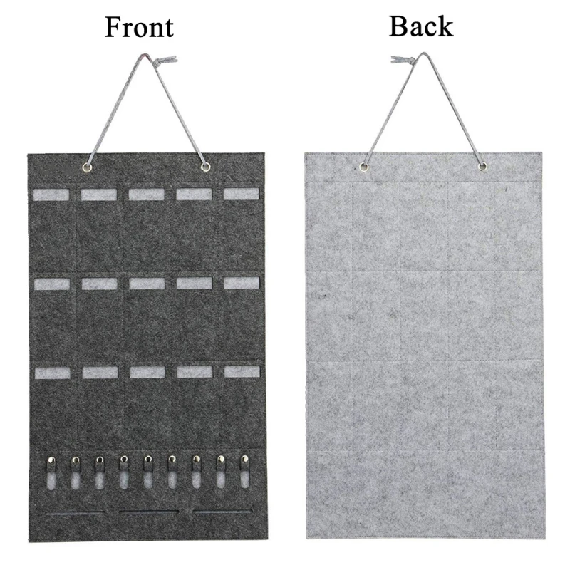 

High Quality Sunglasses Storage Bag Household Jewelry Storage Bag Multi-grids Storage Hanging Bag